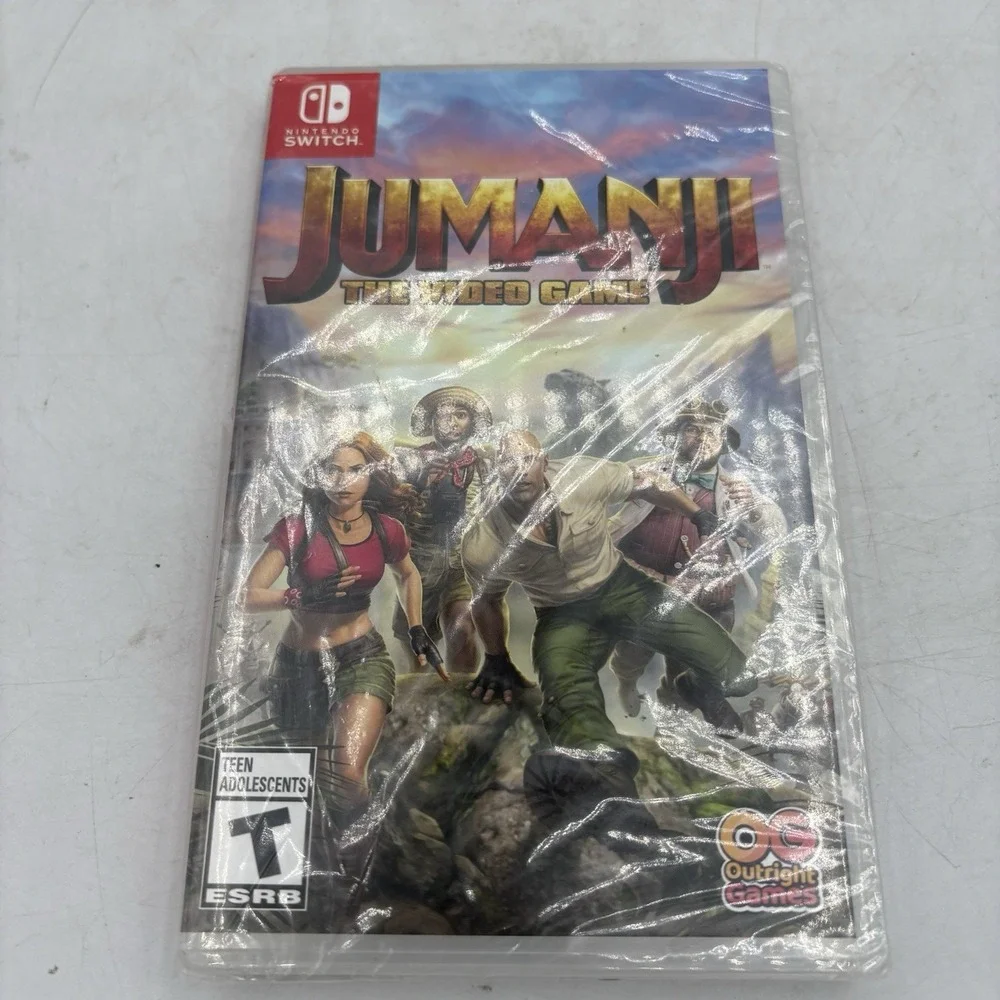 Nintendo Switch Jumanji the Video Game Outright Games‎ 2019 Sealed